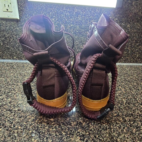 Nike SF Air Force 1 Mens 9.5 Deep Burgundy High Top Sneaker Shoe Boot 864024-600 main image 8